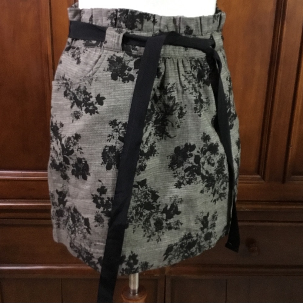 Ezra Womens Size Small Skirt Brown, Gray, And Blac